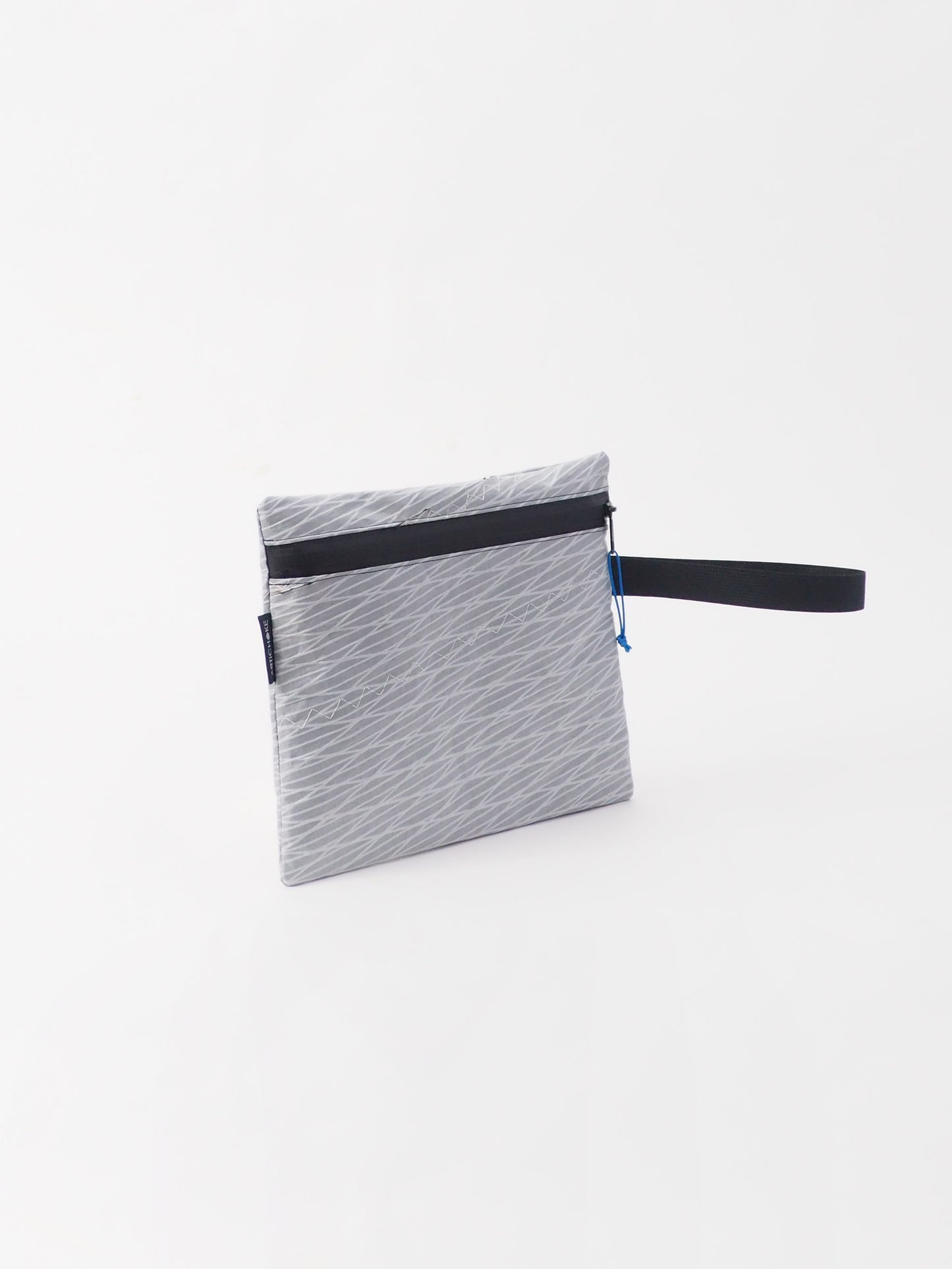 POCHETTE IN VELA RICICLATA FIESOLE SILVER - ARTICHOKE BAGS