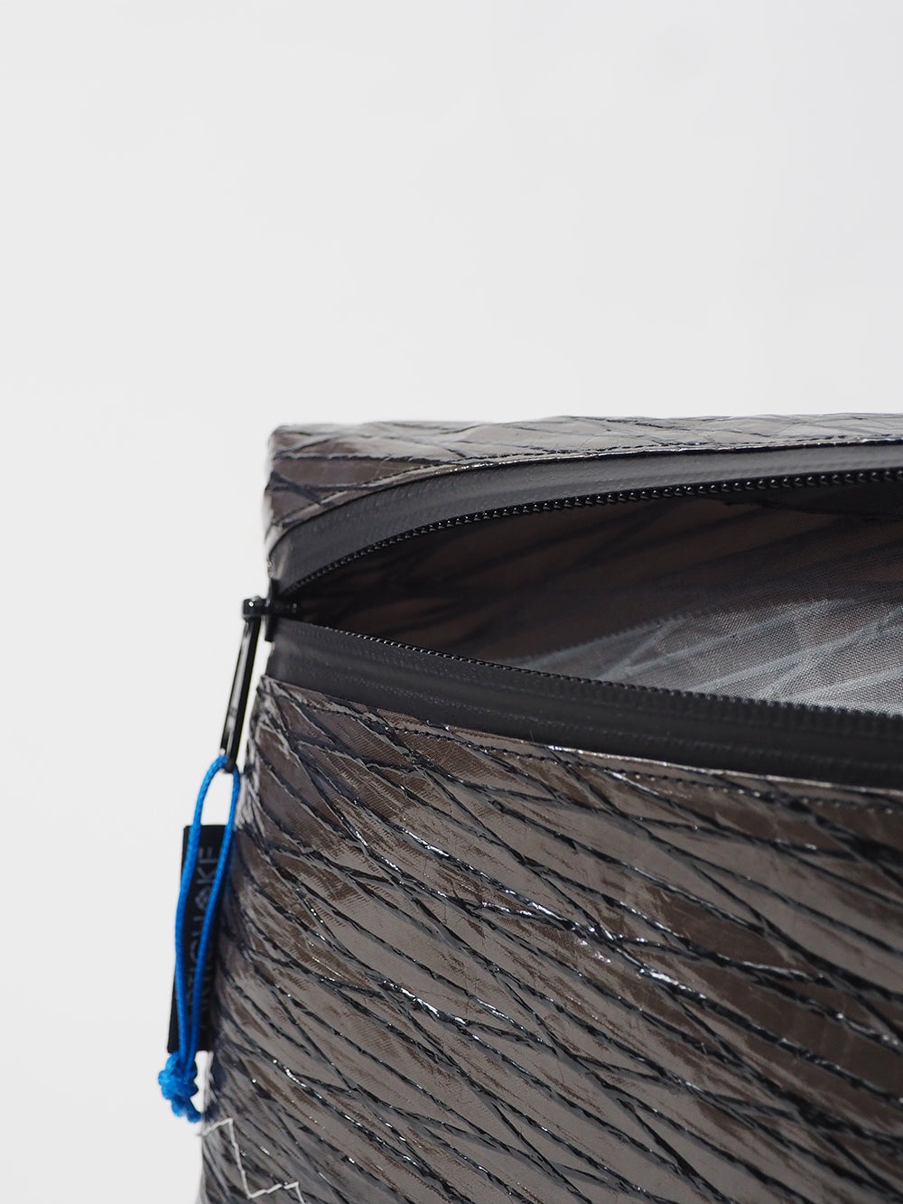 POCHETTE IN VELA RICICLATA FIESOLE BLACK - ARTICHOKE BAGS