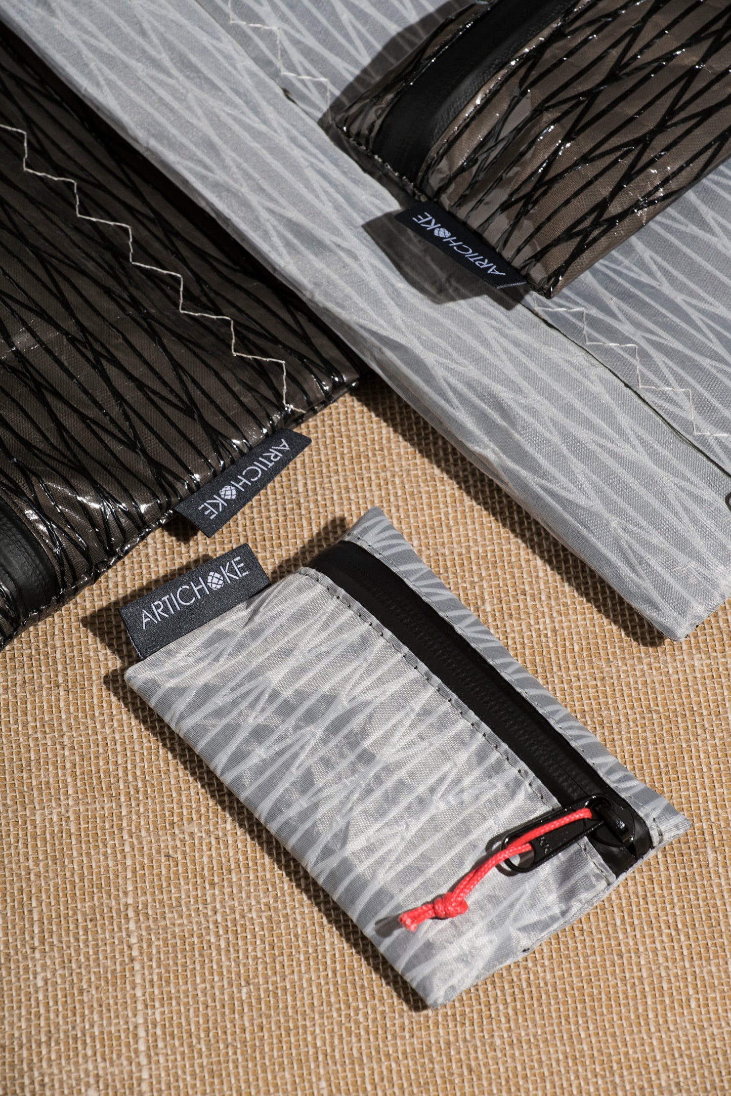 PORTAFOGLIO IN VELA RICICLATA LYON BLACK - ARTICHOKE BAGS