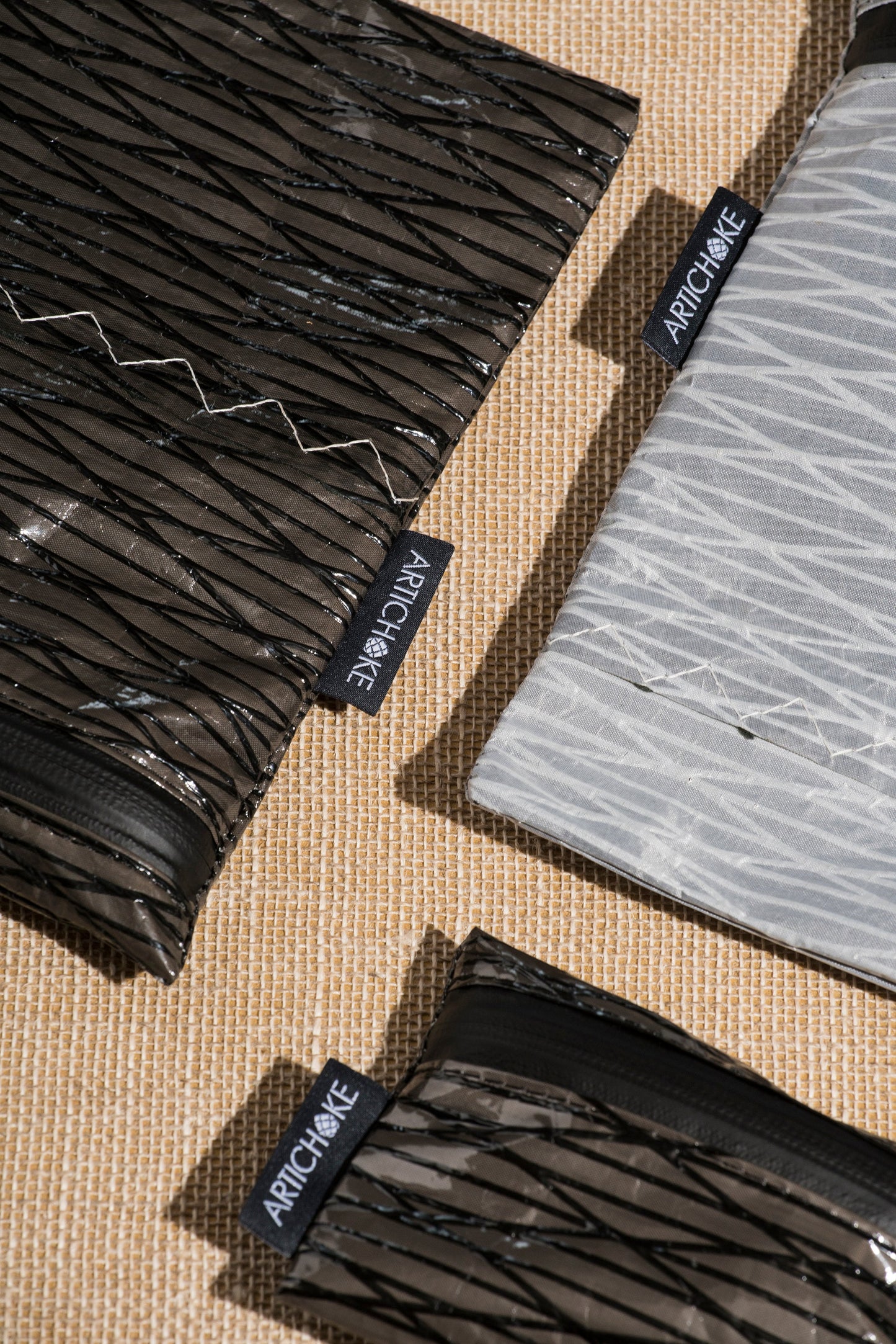 PORTAFOGLIO IN VELA RICICLATA LYON BLACK - ARTICHOKE BAGS