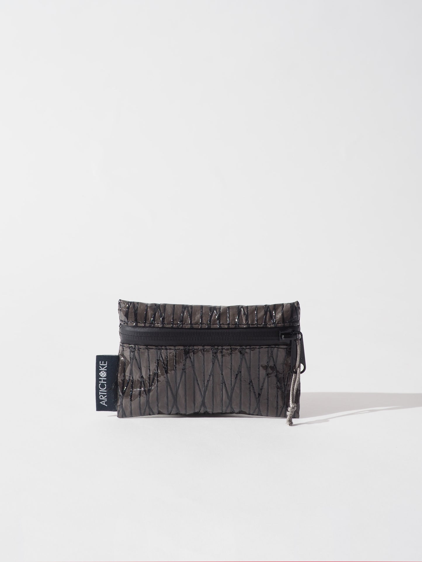 PORTAFOGLIO IN VELA RICICLATA LYON BLACK - ARTICHOKE BAGS