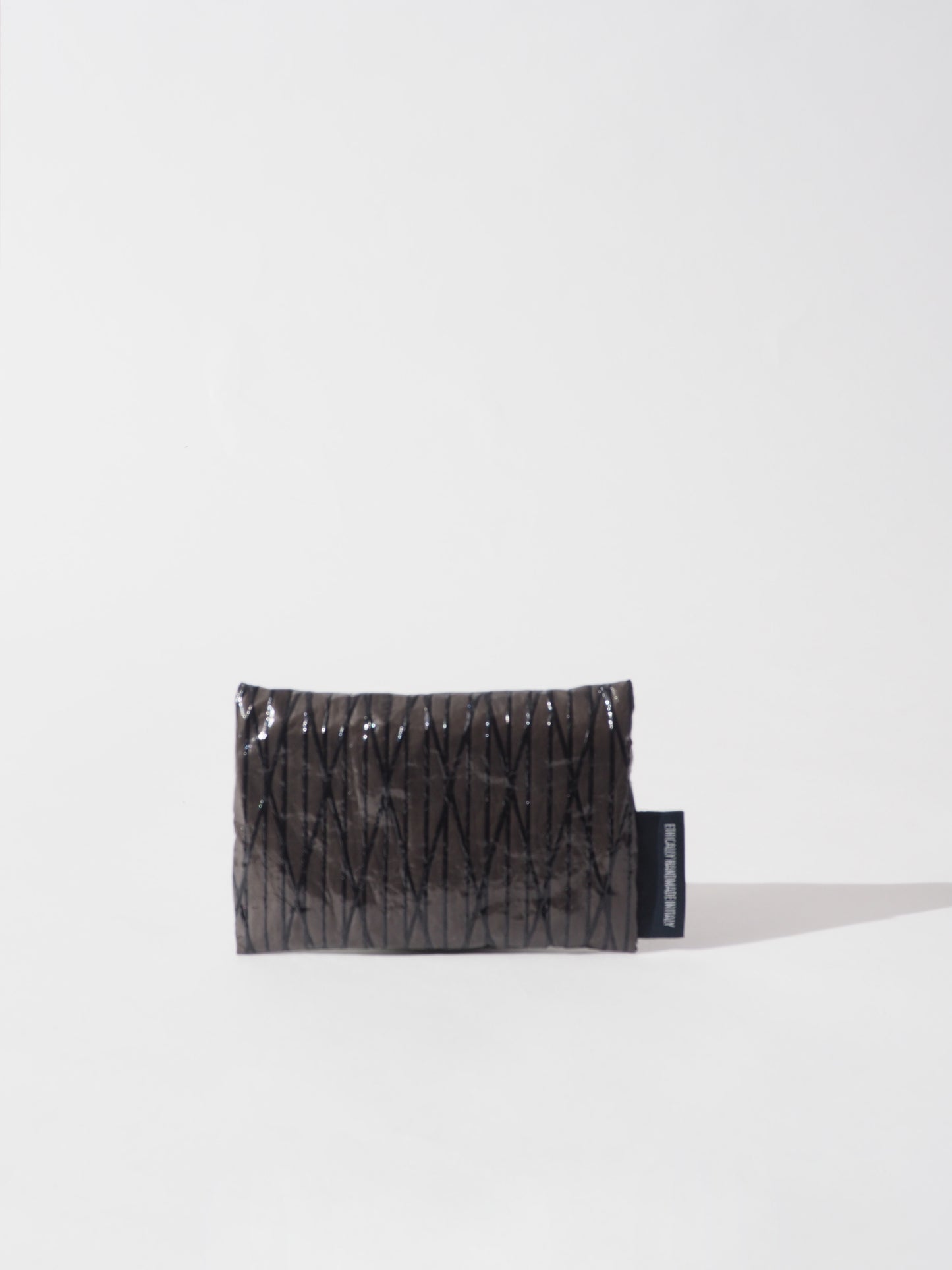 PORTAFOGLIO IN VELA RICICLATA LYON BLACK - ARTICHOKE BAGS