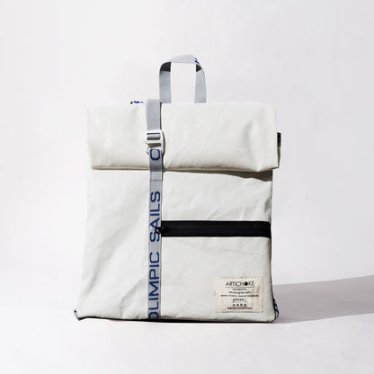 ZAINO IN VELA RICICLATA - MODELLO ANZIO OLIMPIC SAIL - ARTICHOKE BAGS