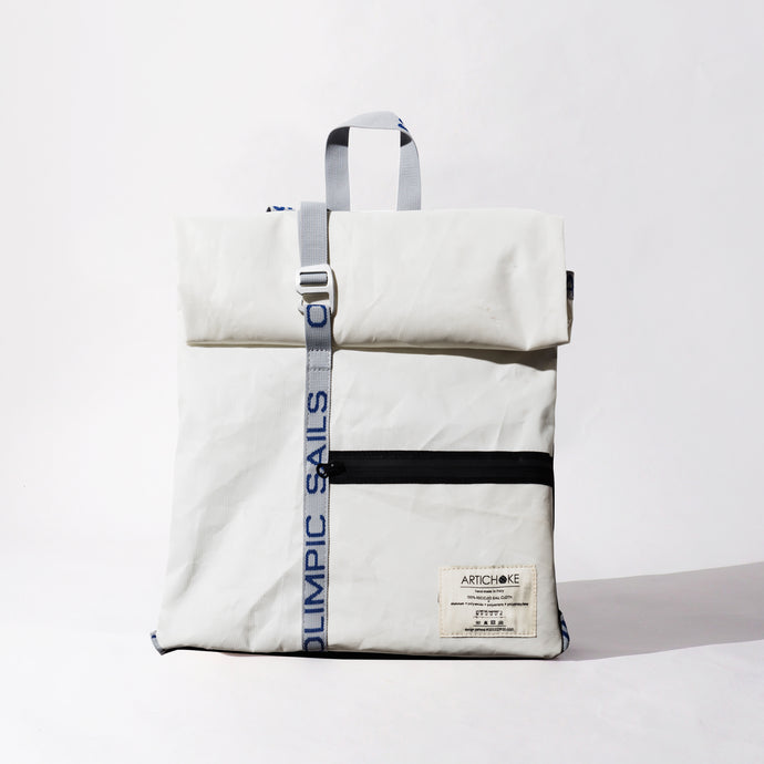 ZAINO IN VELA RICICLATA - MODELLO ANZIO OLIMPIC SAIL - ARTICHOKE BAGS